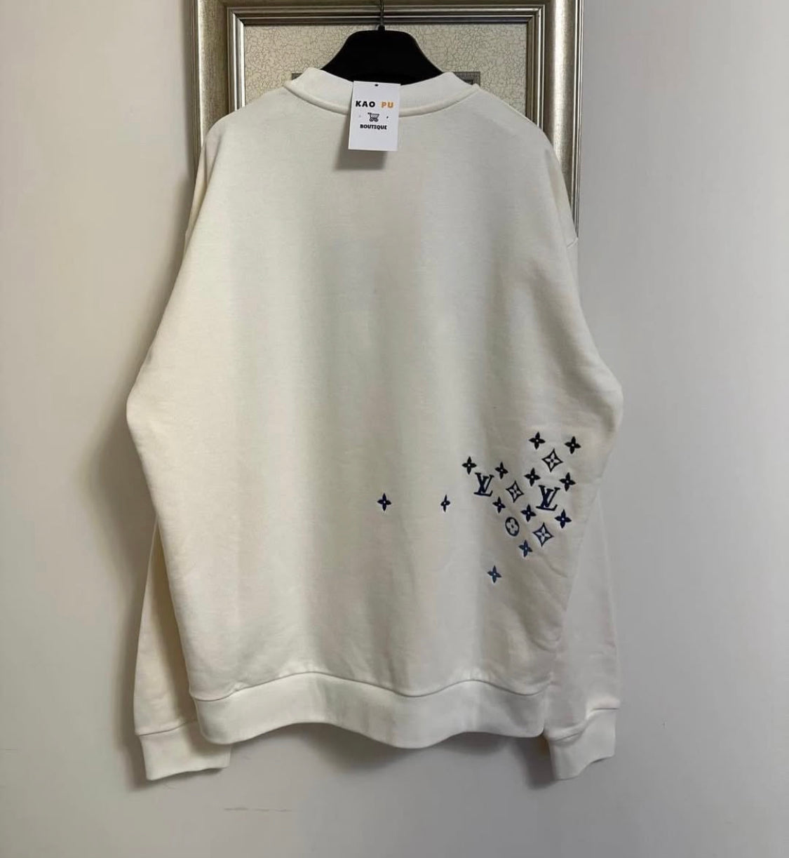 Louis Vuitton 白漸層老花衛衣