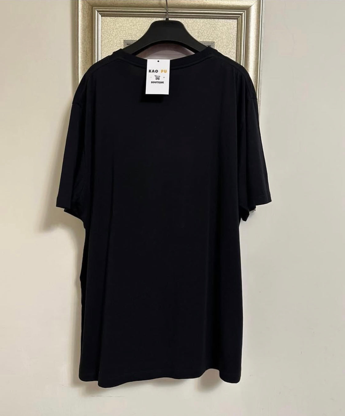 Loewe 黑Glitch Anagram Logo Tee