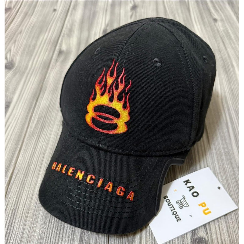 Balenciaga Burning Unity Logo Dad Hat