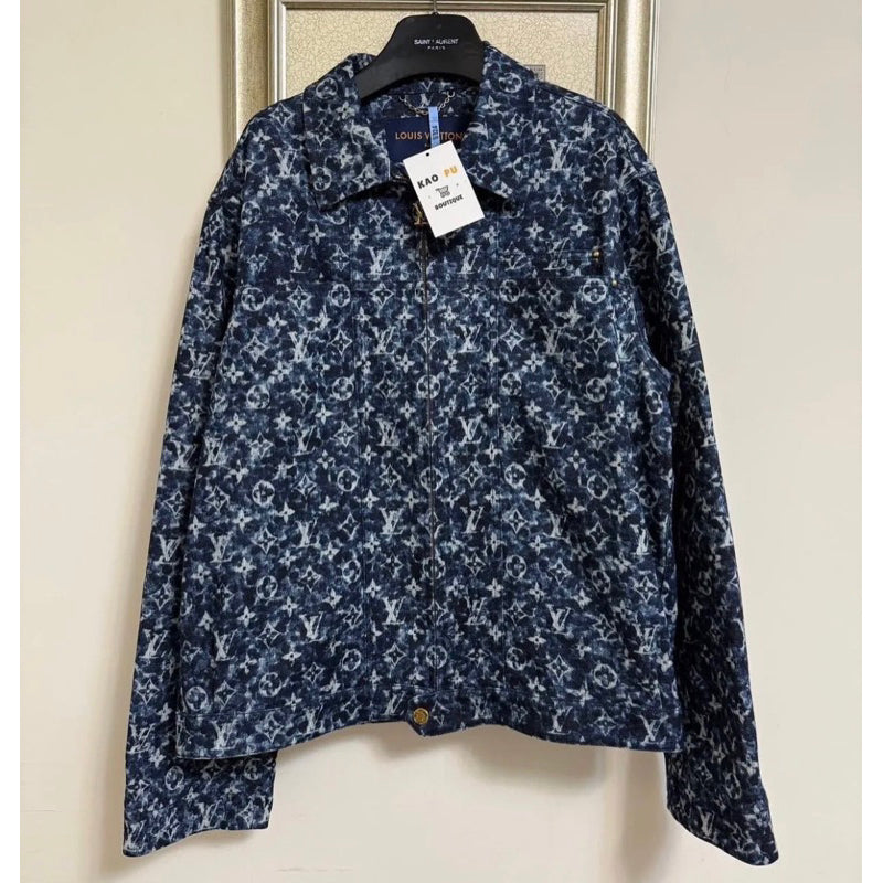 Louis Vuitton Pointillism老花牛仔外套