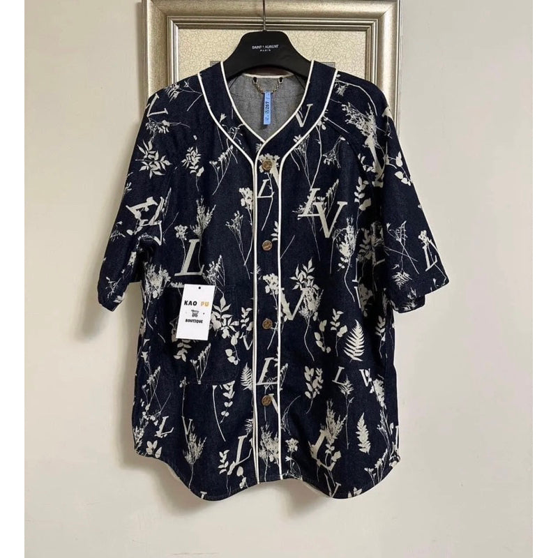 Louis Vuitton leaf 棒球衫