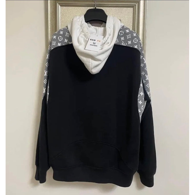 Louis Vuitton 拼接老花hoodie