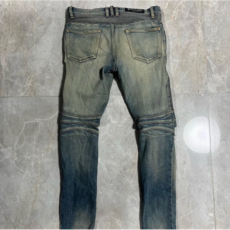 Balmain 機車牛仔褲