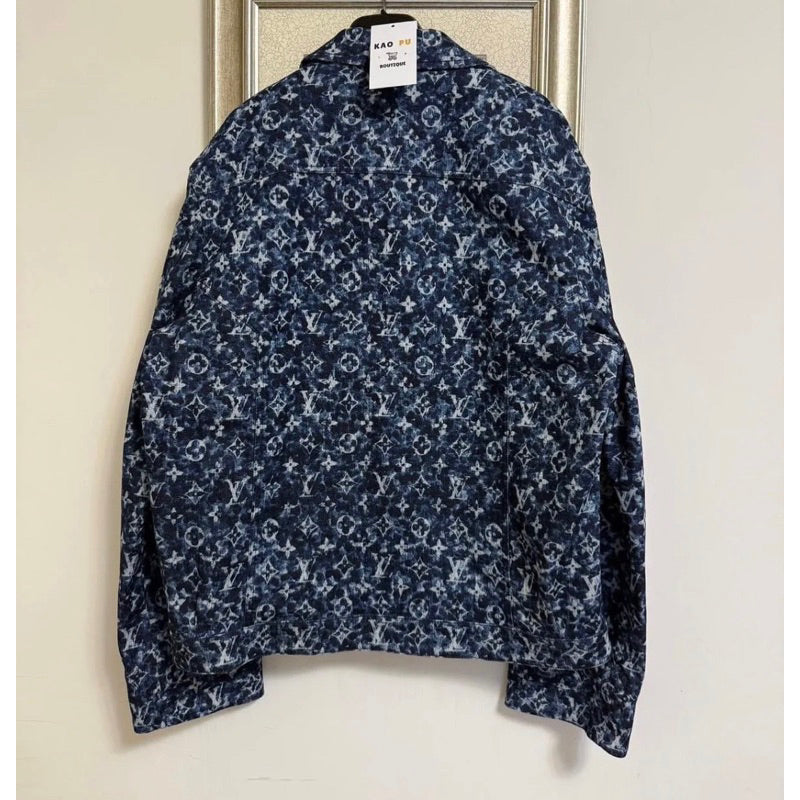 Louis Vuitton Pointillism老花牛仔外套