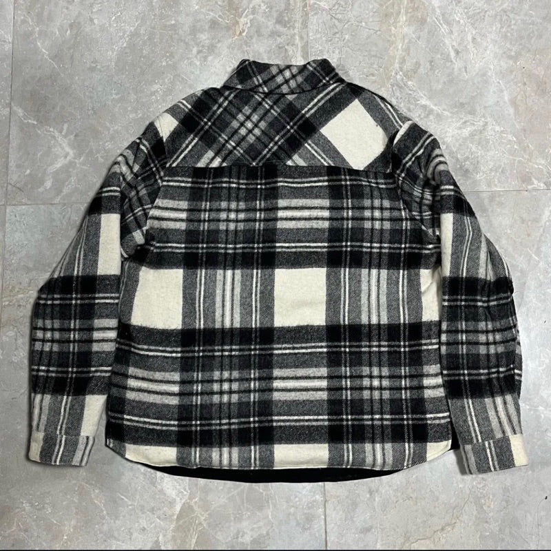 we11done 格紋拉鍊衝鋒上衣