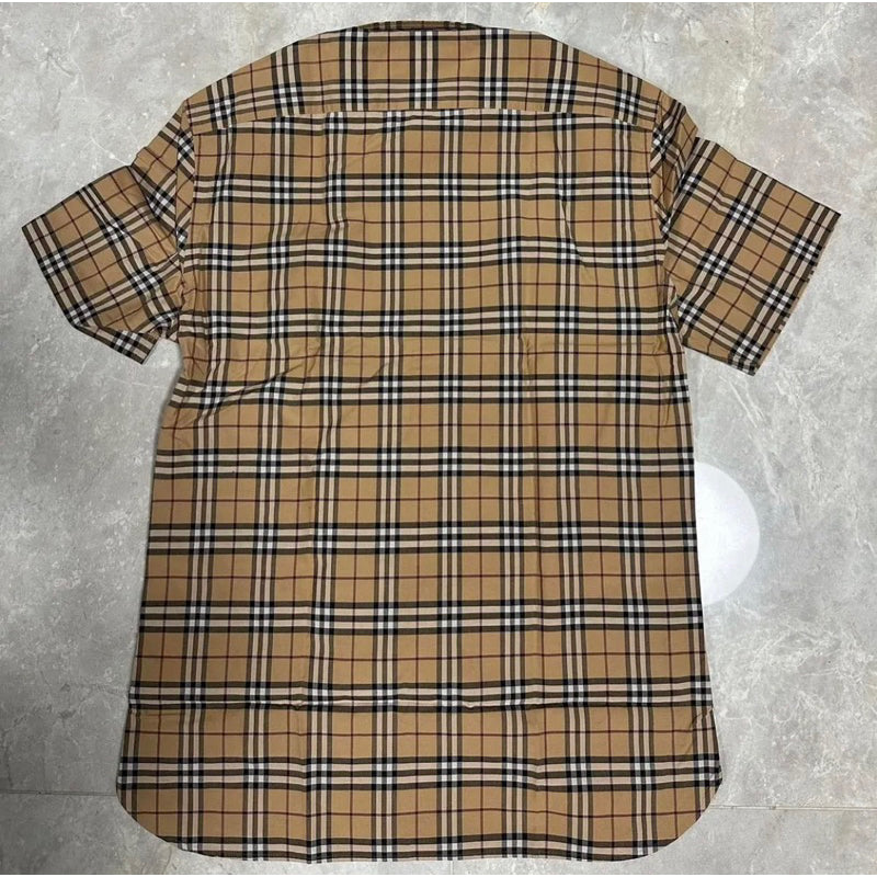 Burberry 經典格紋短袖襯衫