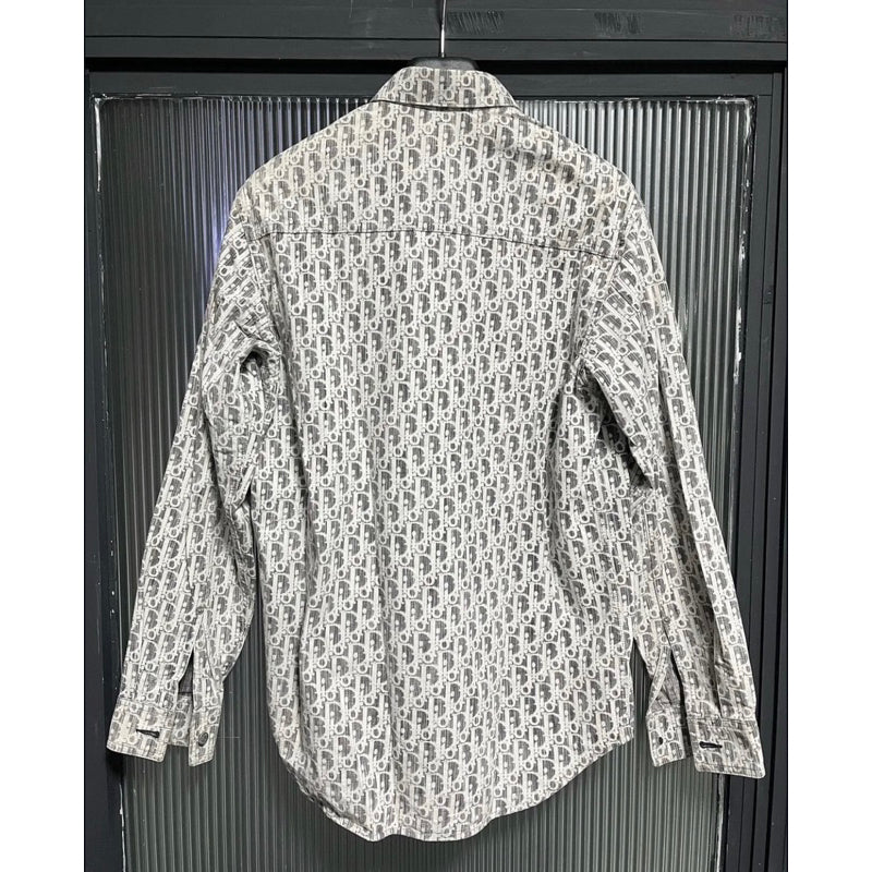 Dior Oblique 老花滿版牛仔襯衫