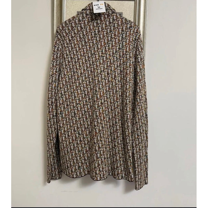 Dior Oblique 滿版長袖襯衫