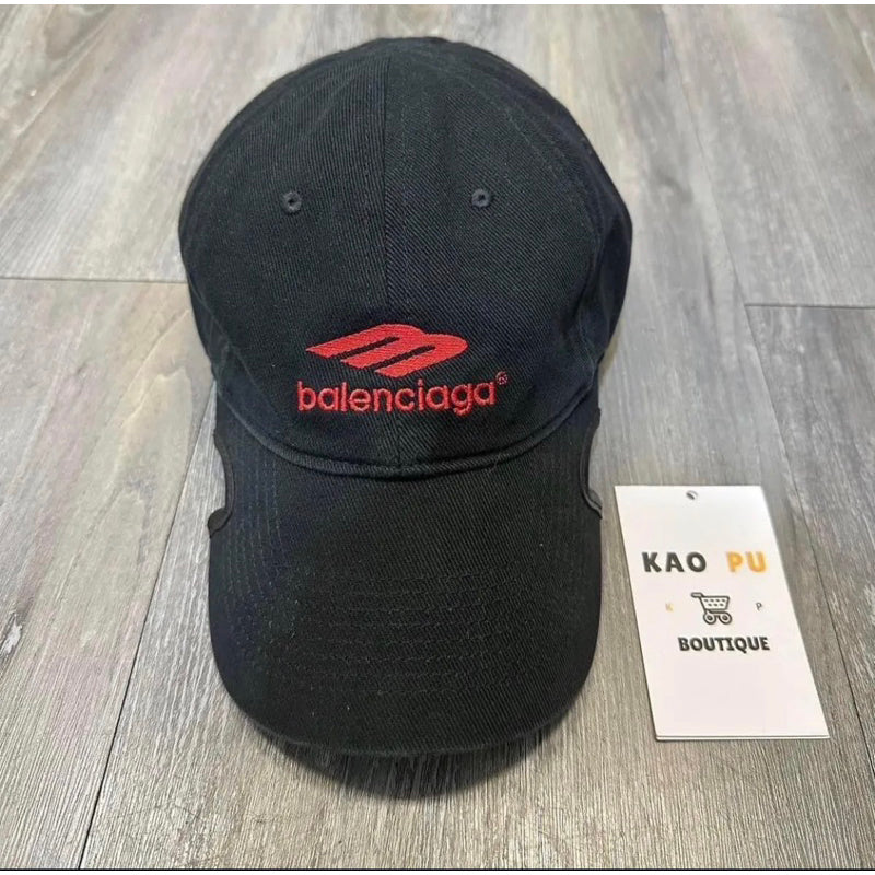 Balenciaga Notch黑帽簷Dad Hat