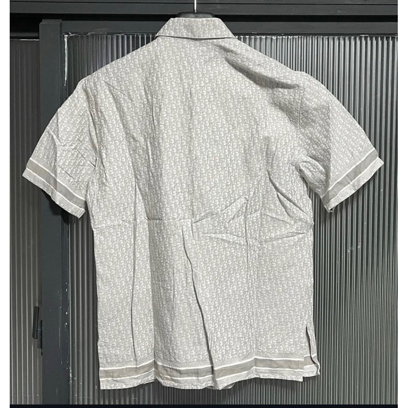 Dior Oblique 滿版短袖襯衫