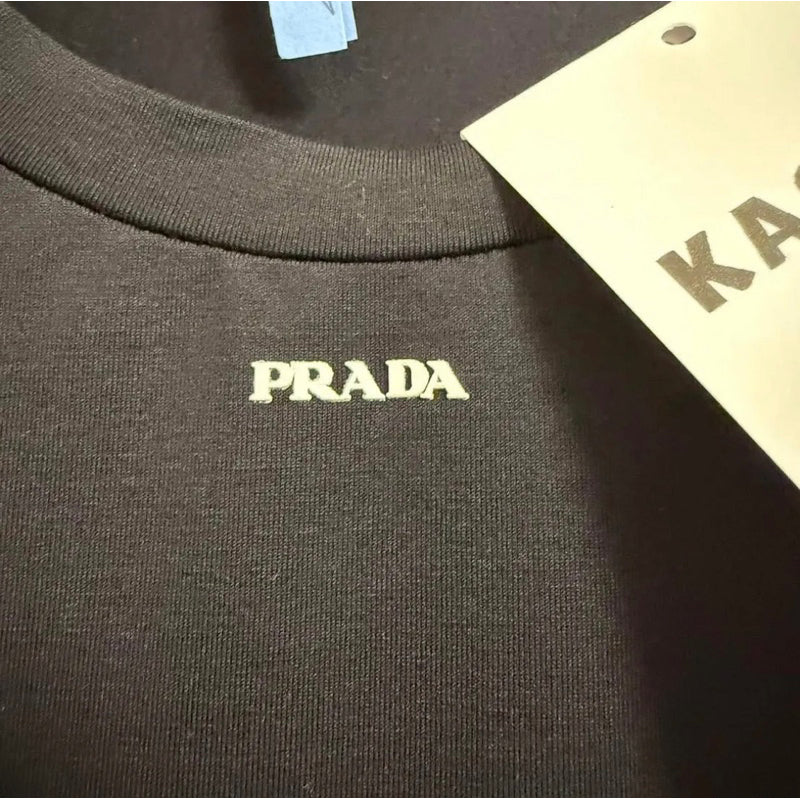 Prada 文字 Logo Tee