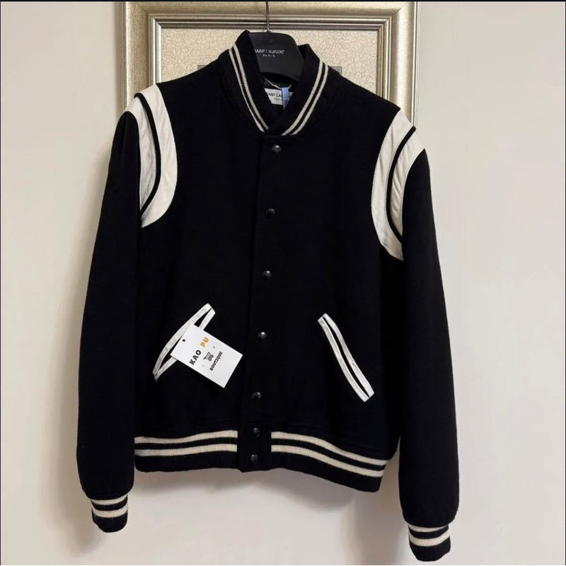 Saint Laurent Teddy棒球外套