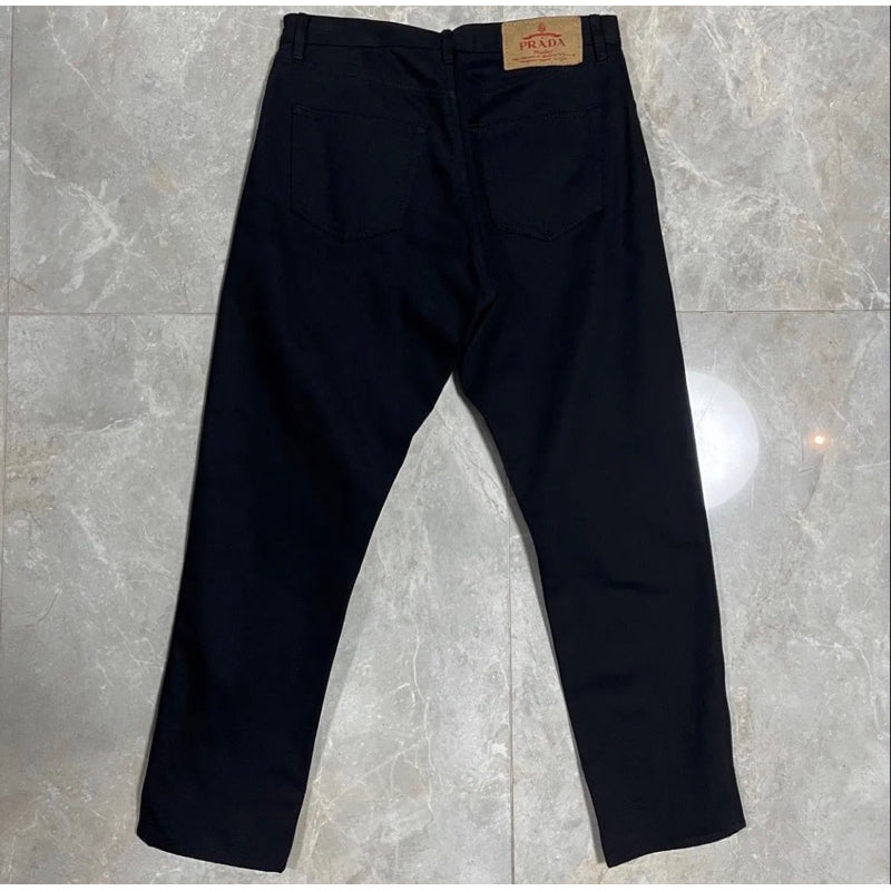 Prada 拼接牛仔長褲