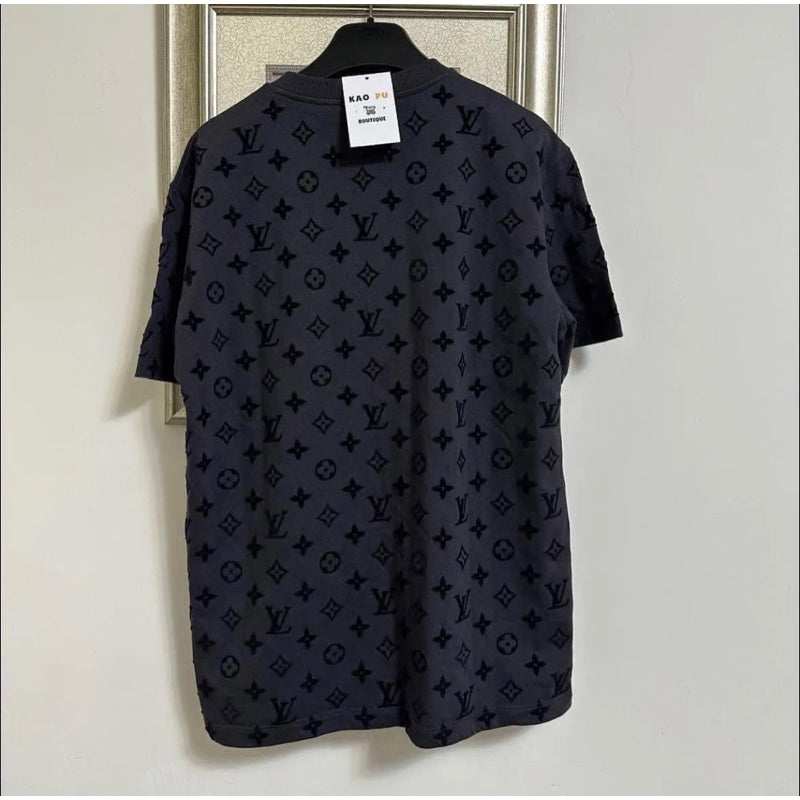 Louis Vuitton 滿版老花植絨小包Tee