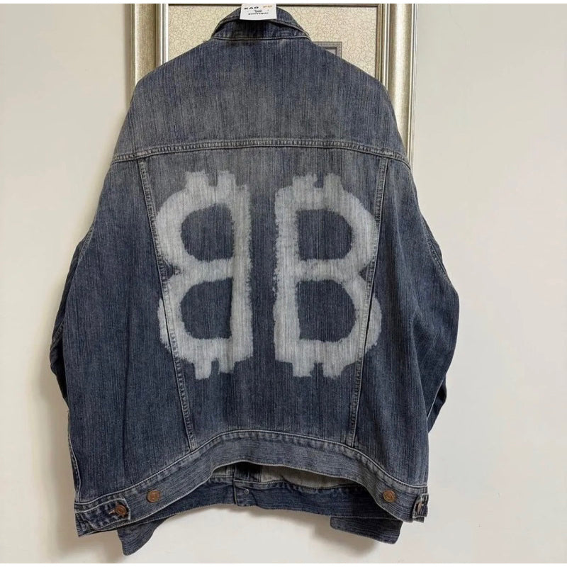 Balenciaga Crypto 泥染牛仔外套