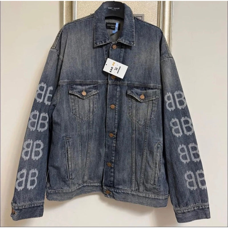 Balenciaga Crypto 泥染牛仔外套