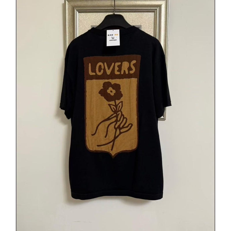 Louis Vuitton 硬箱花卉幾何針織 Tee