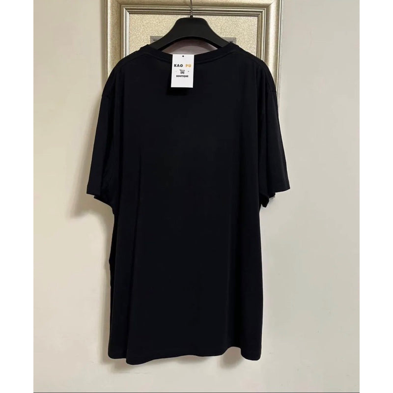 Loewe 黑Glitch Anagram Logo Tee