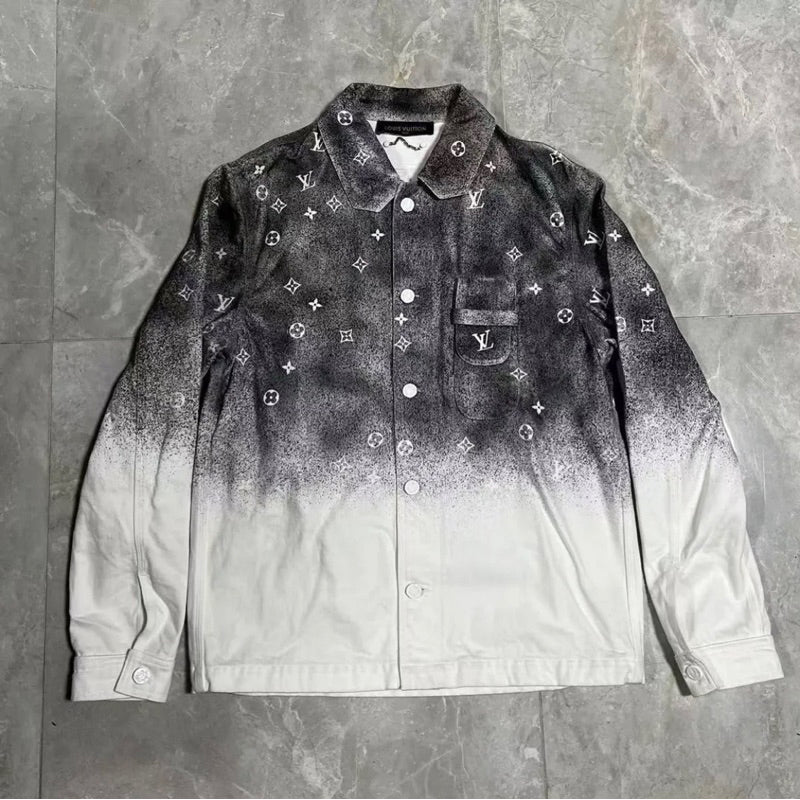 Louis Vuitton 老花漸層牛仔外套
