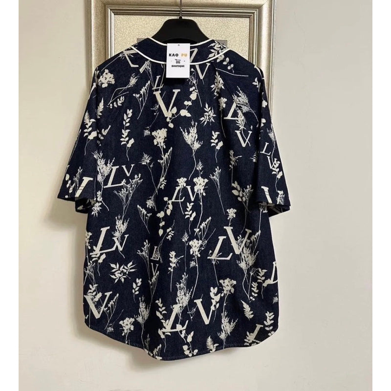 Louis Vuitton leaf 棒球衫