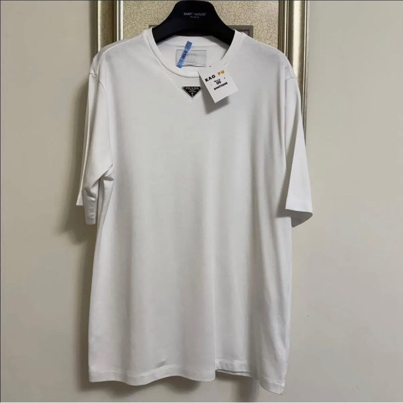 Prada 鐵牌 Logo Tee