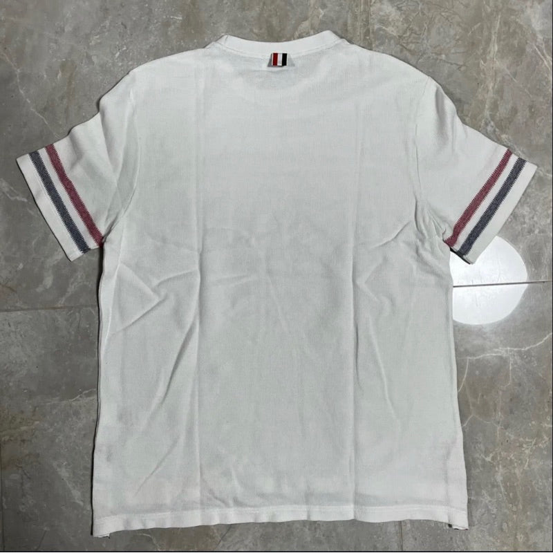 Thom Browne 手臂條紋 Logo Tee