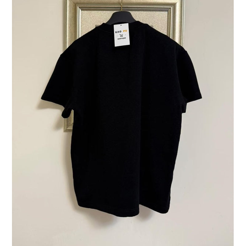 Louis Vuitton 黑色前口袋背後Tee