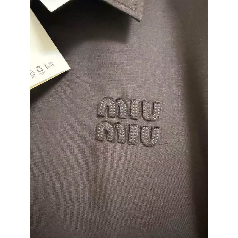 miumiu Logo教練外套