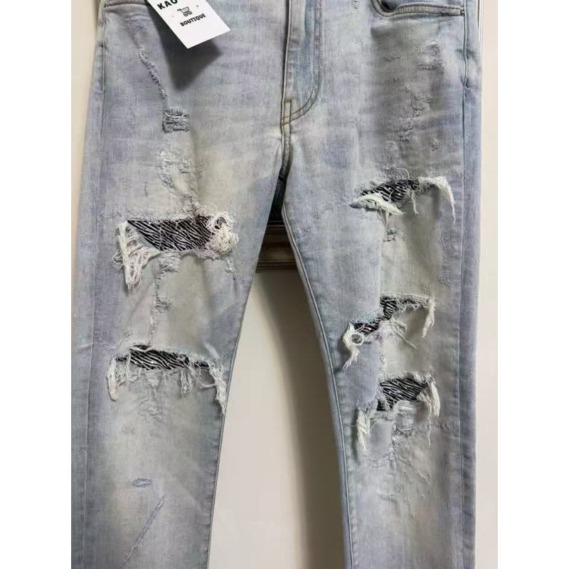 Amiri MX1刷破牛仔褲