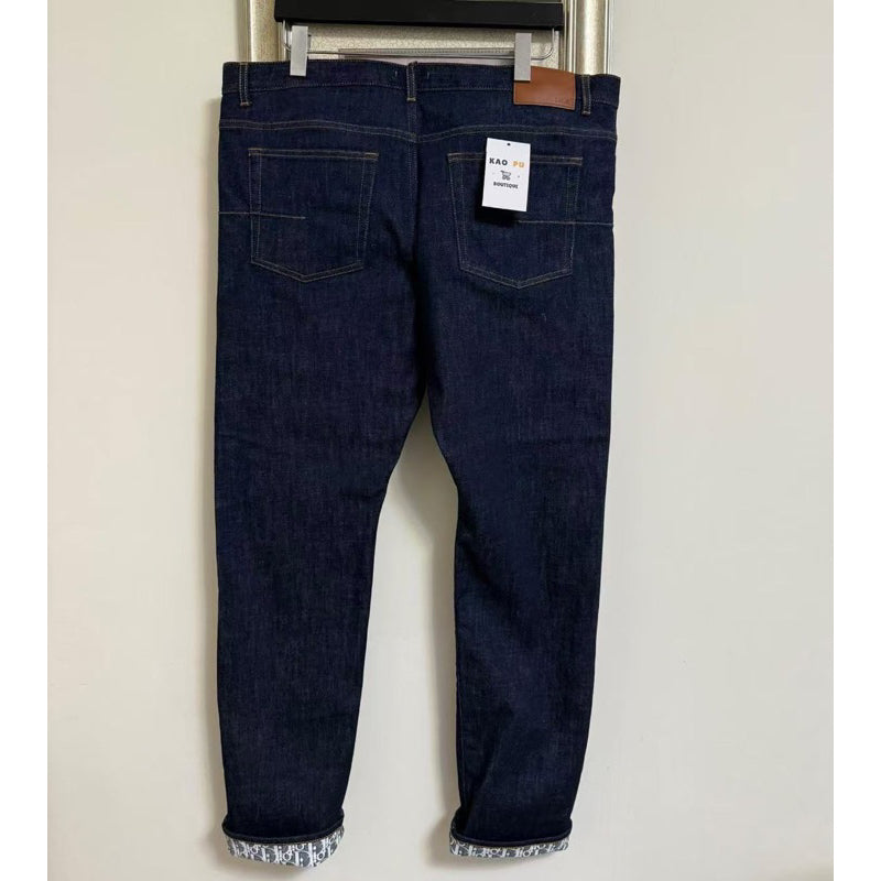 Dior Oblique下擺牛仔褲