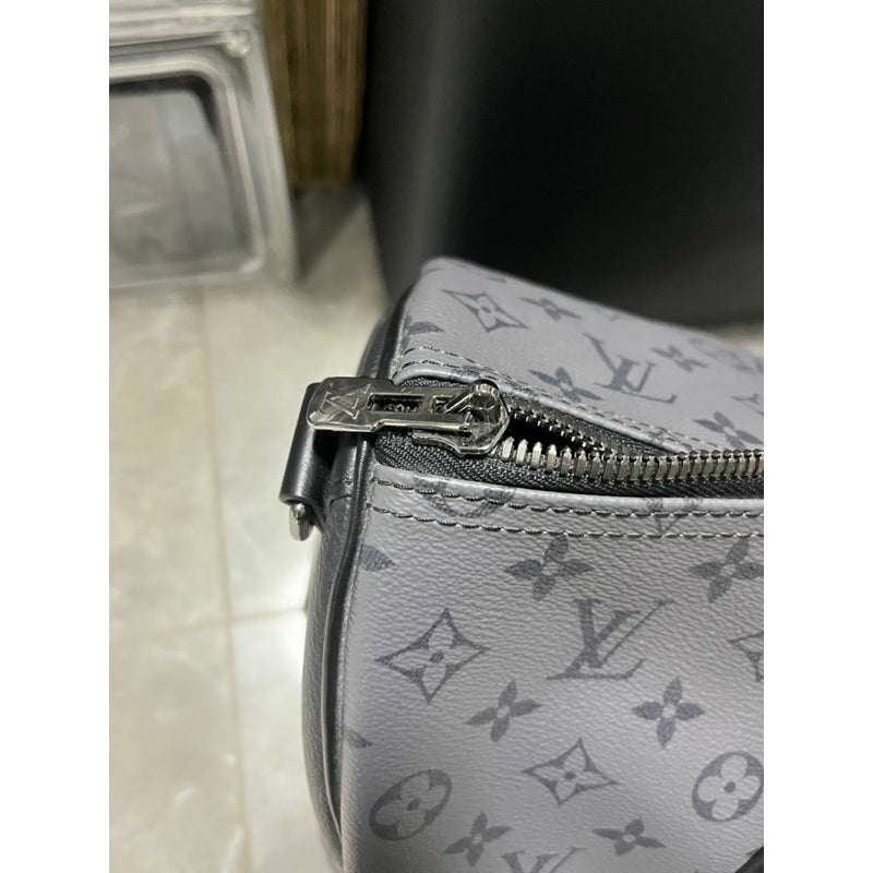 Louis Vuitton Keepall 拼接灰黑 50