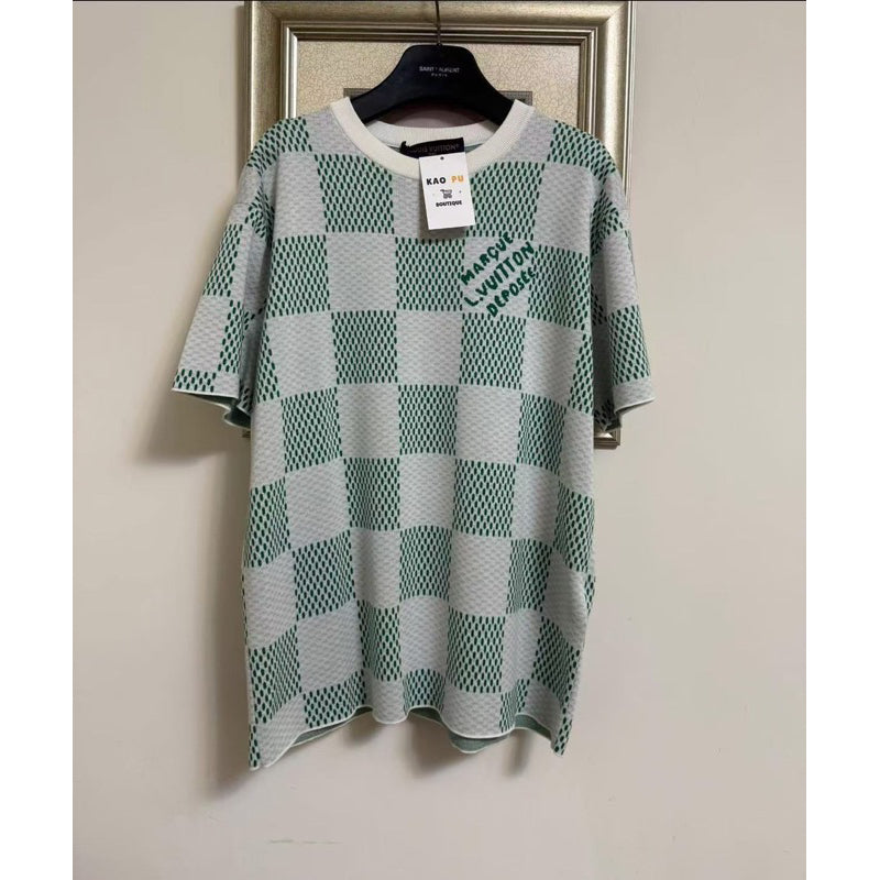 Louis Vuitton Pharrell 棋盤格Logo Tee