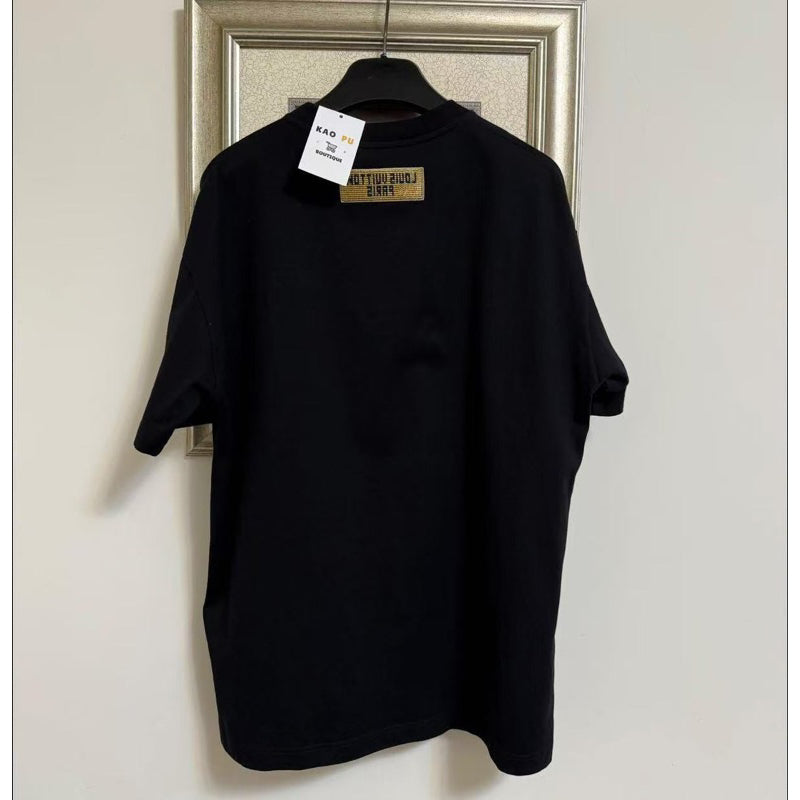 Louis Vuitton 串珠刺繡 Logo Tee