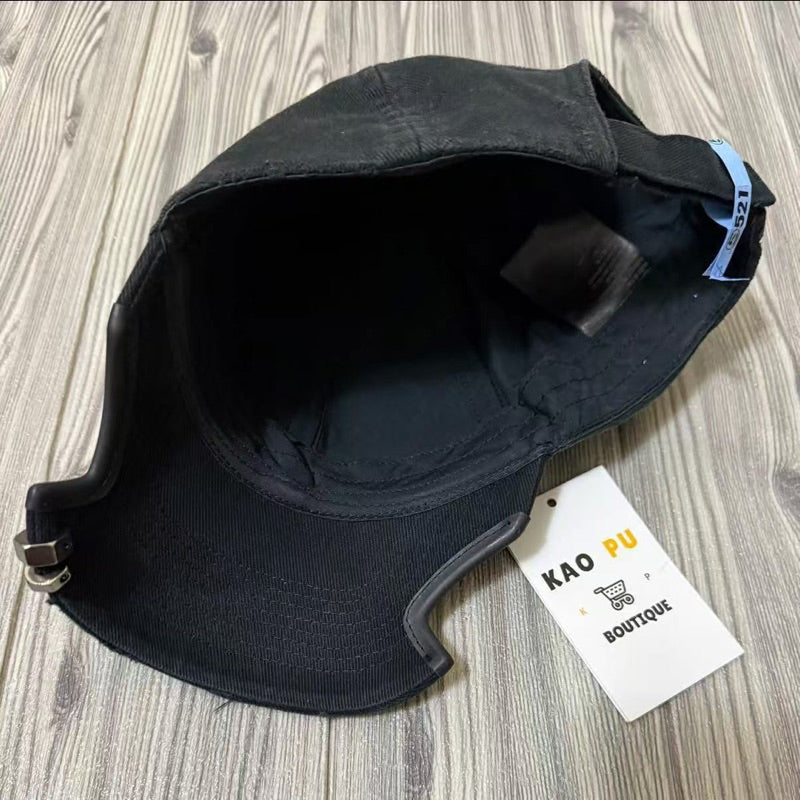 Balenciaga Notch DIY Metal Logo Dad Hat