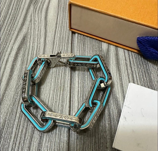 Louis Vuitton 拼接古巴手鍊
