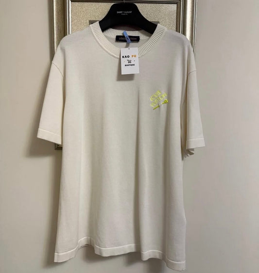 Louis Vuitton 白別針螢光Tee