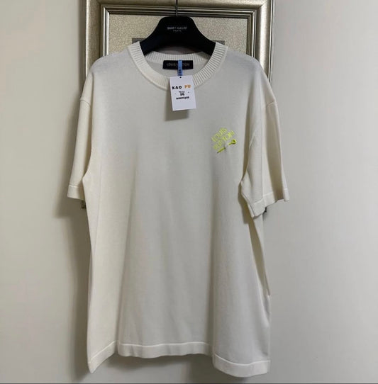 Louis Vuitton 黃色螢光別針Tee