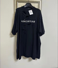 Balenciaga大破壞黑Mirror Tee