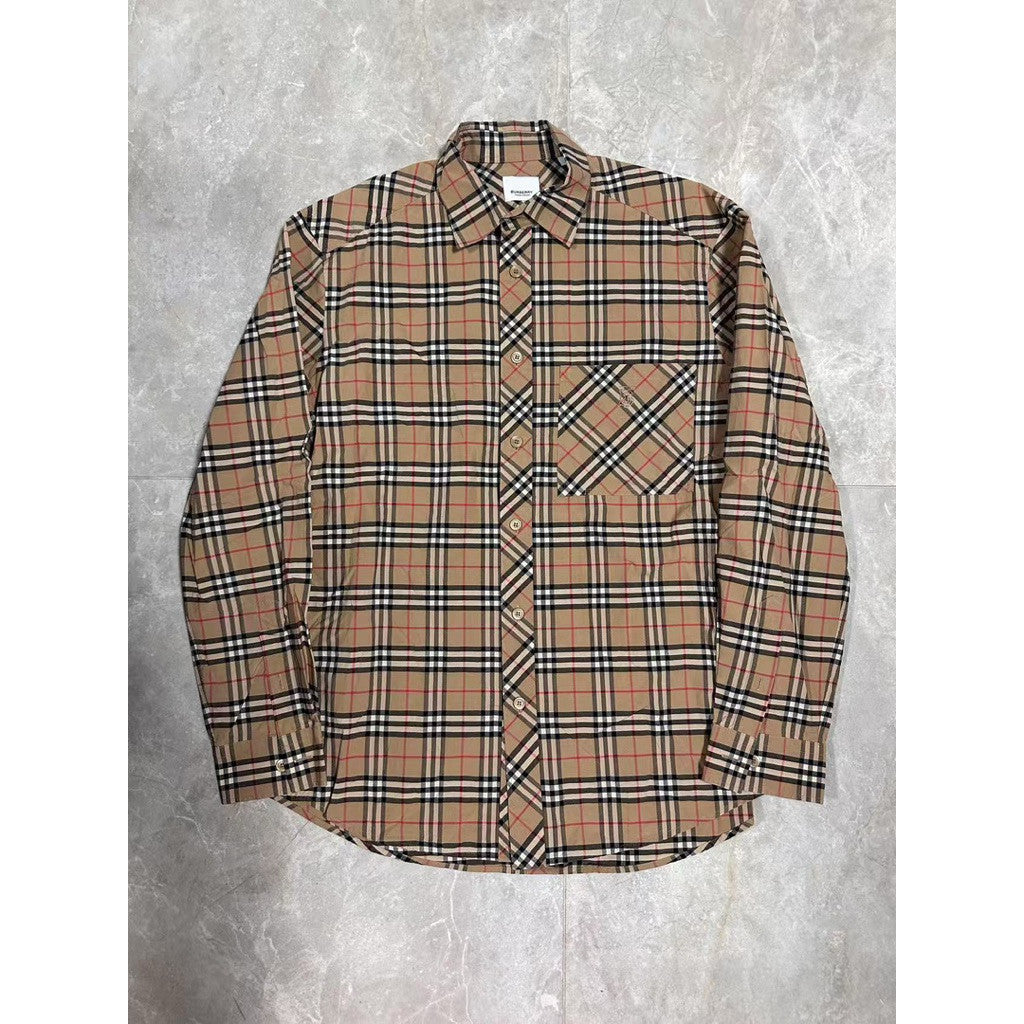 Burberry 格紋襯衫外套