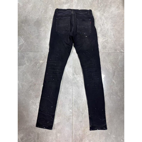 Amiri 潑墨單膝刷破牛仔褲