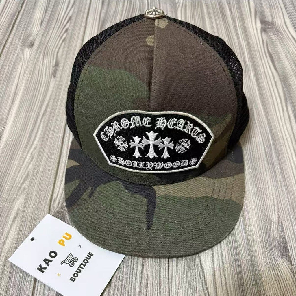 Chrome Hearts 迷彩刺繡三十字Trunk Hat
