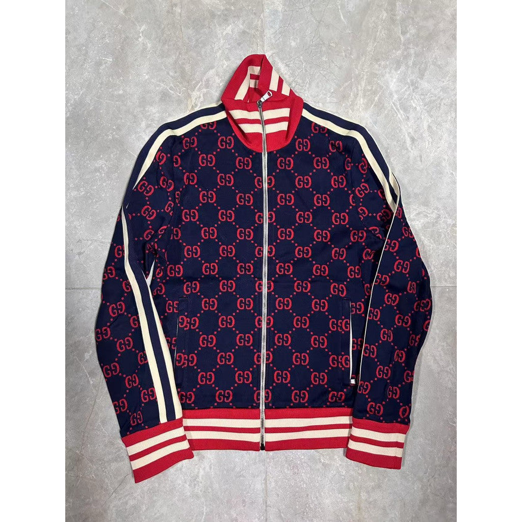 Gucci GG滿版校服外套