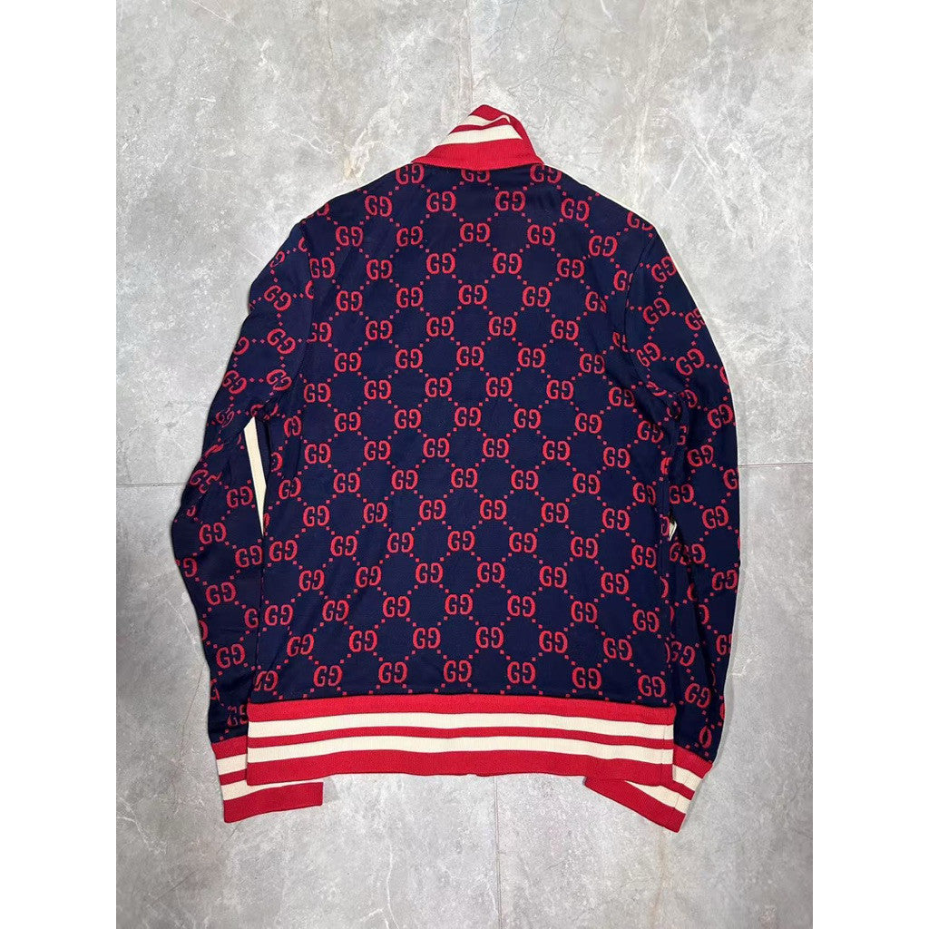 Gucci GG滿版校服外套
