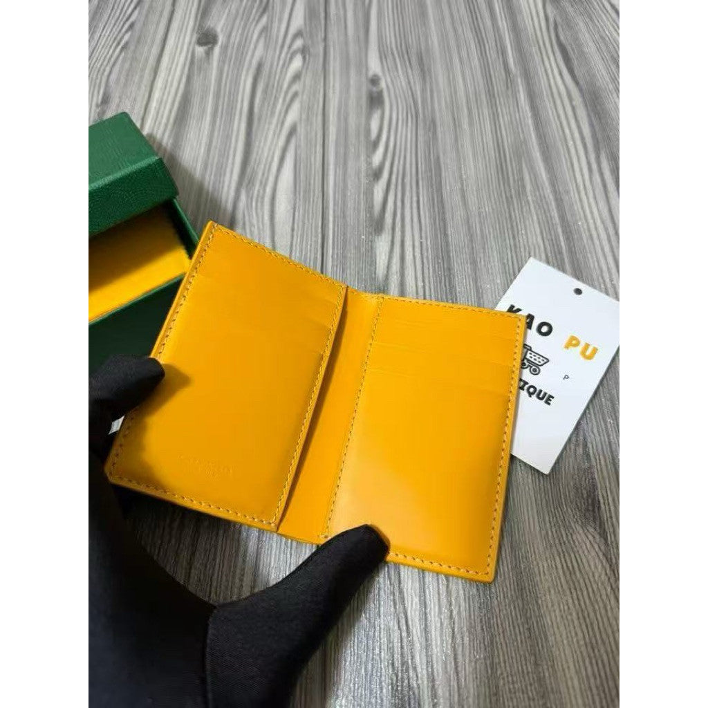 Goyard 黃色對折鈔票卡夾