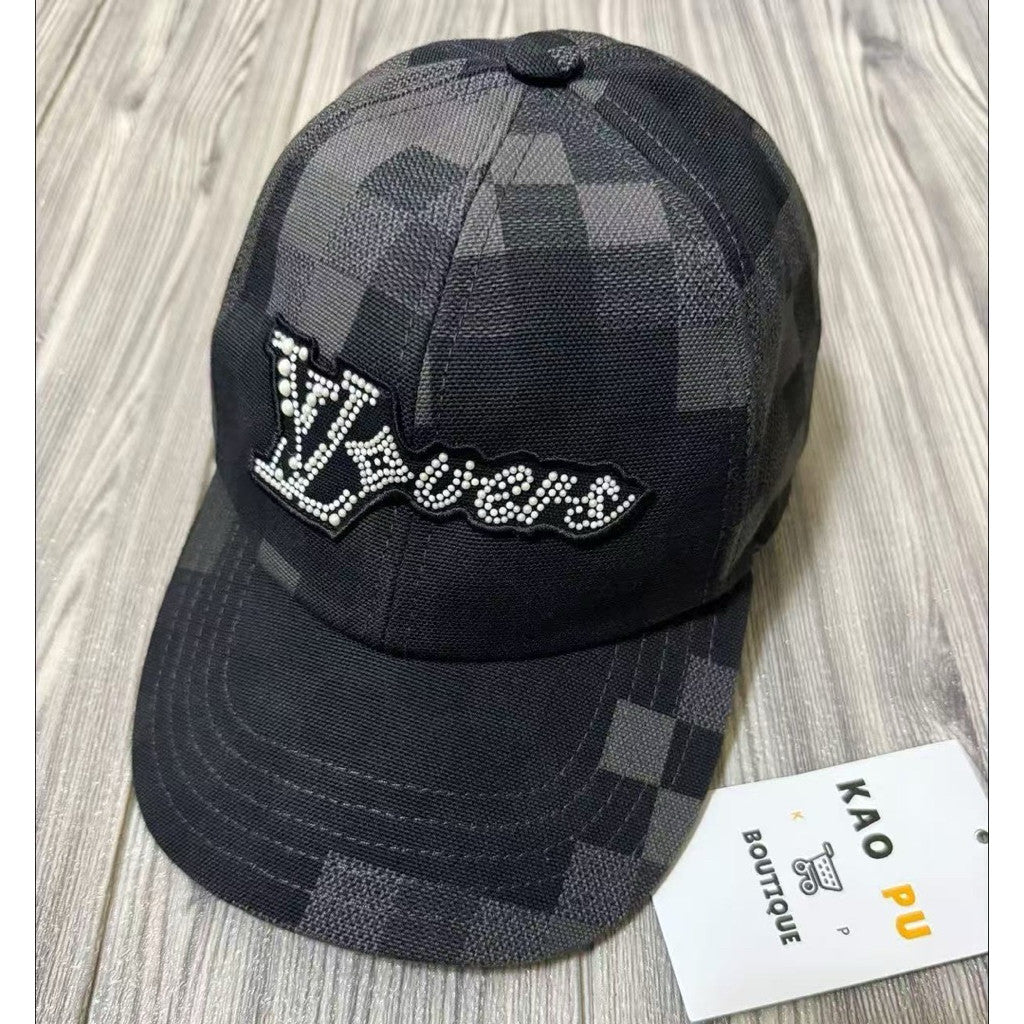 Louis Vuitton 珍珠Lovers Pixel棋盤格Dad Hat