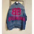 Balenciaga藍塗鴉牛仔外套