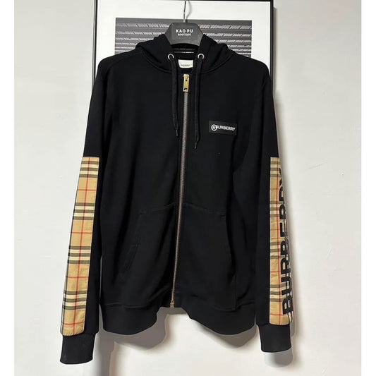 Burberry 手臂格紋校服連帽外套