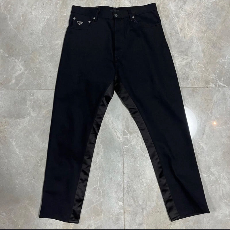 Prada 拼接牛仔長褲