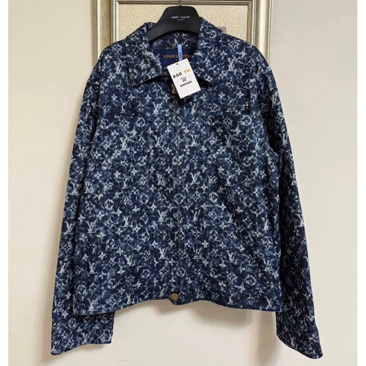 Louis Vuitton Pointillism老花牛仔外套