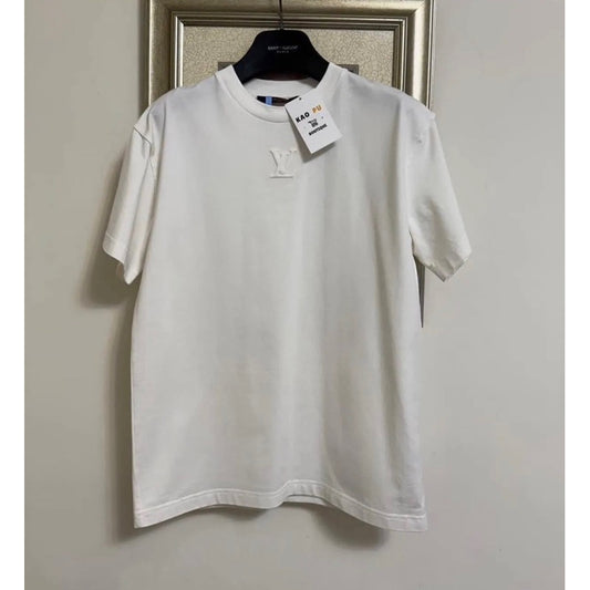 Louis Vuitton 白立體短Tee